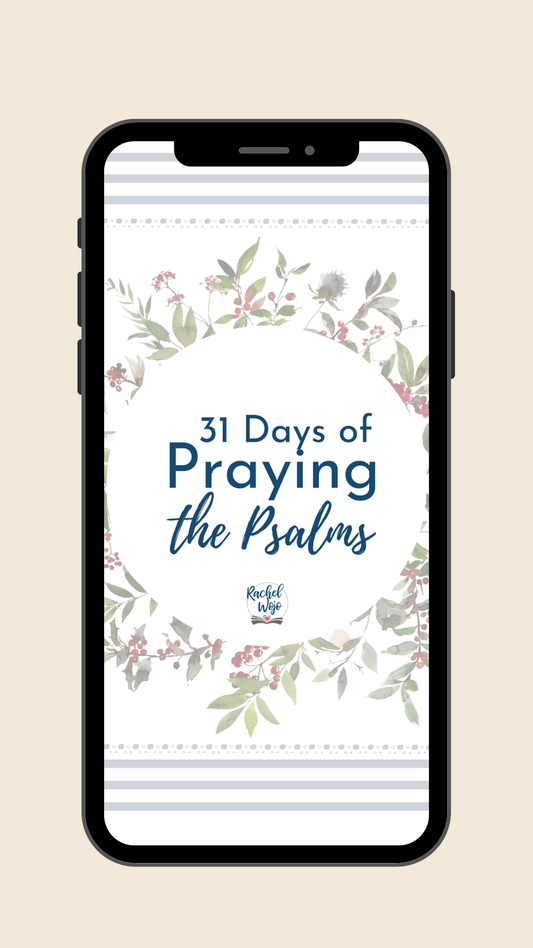 31 Days of Praying the Psalms - DIGITAL Christian Prayer Cards | Daily Scripture Devotional