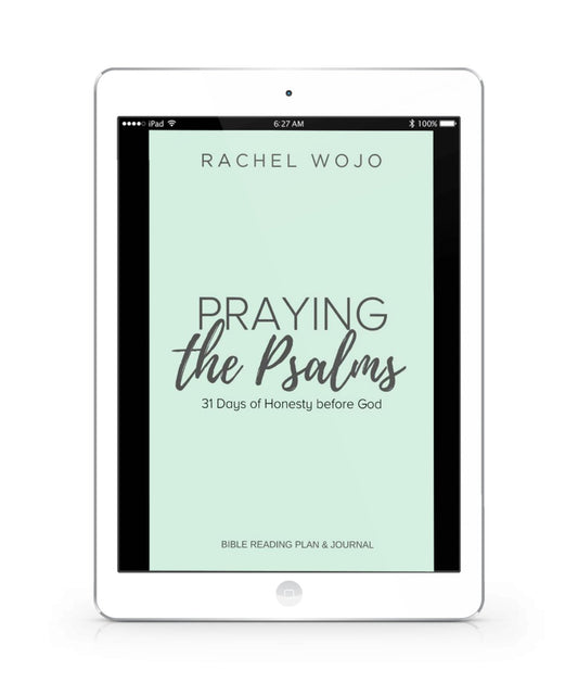 Praying the Psalms Bible Reading Plan & Journal E-book - Rachel Wojo Shop
