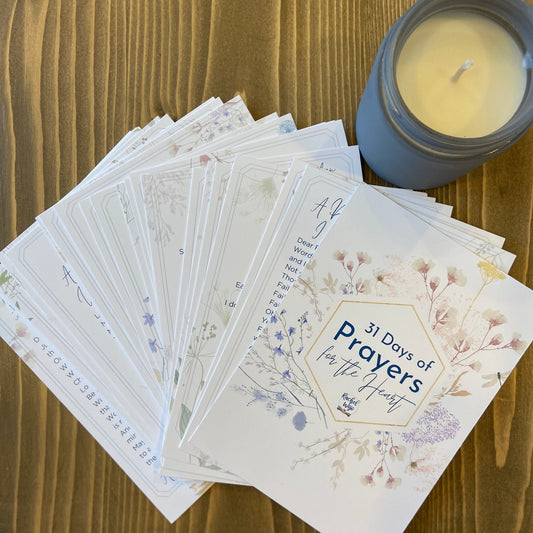 31 Days of Prayers for the Heart- CARDS ONLY - Rachel Wojo Shop