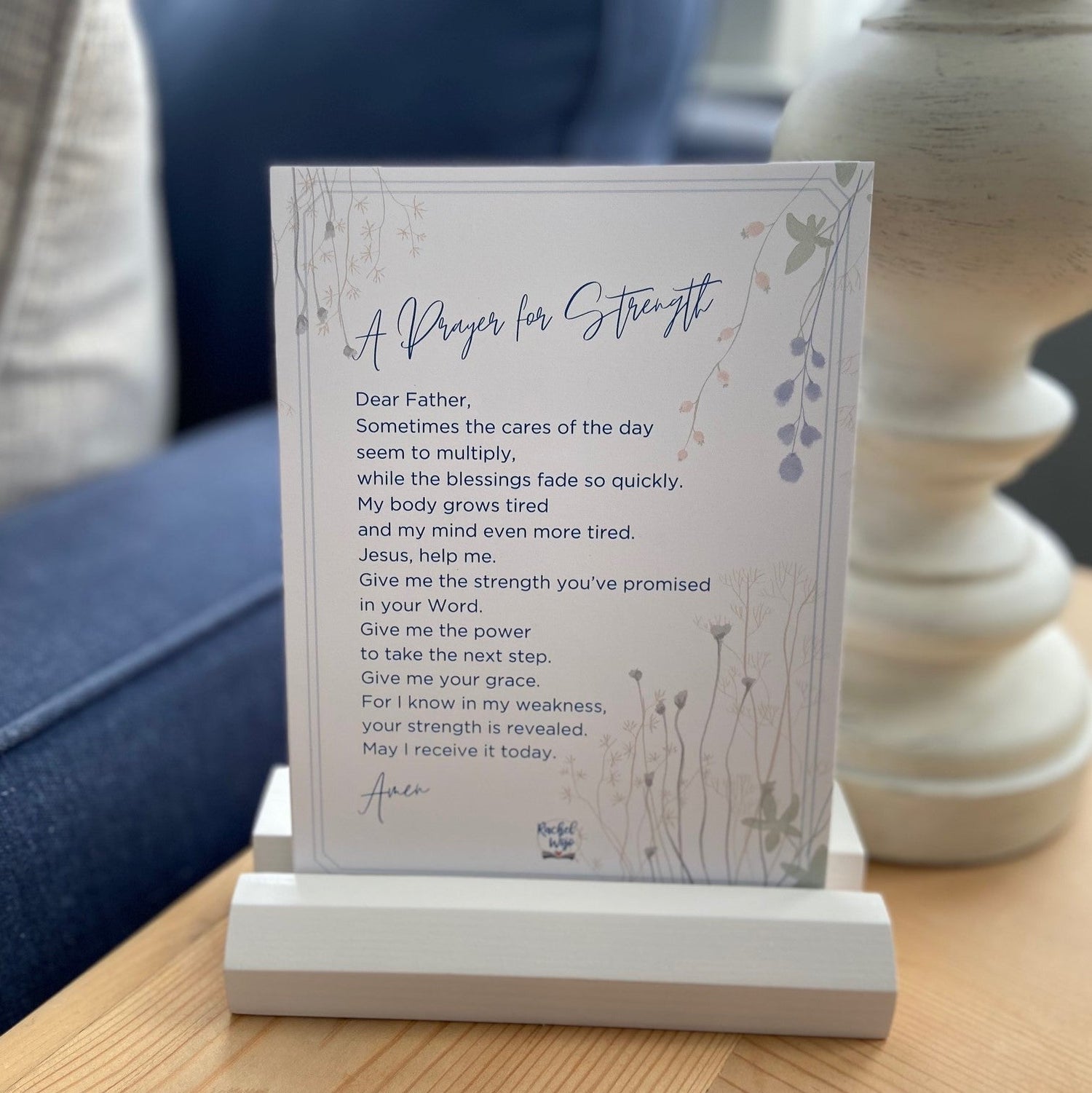31 Days of Prayers for the Heart Prayer Cards with Display Stand - Rachel Wojo Shop
