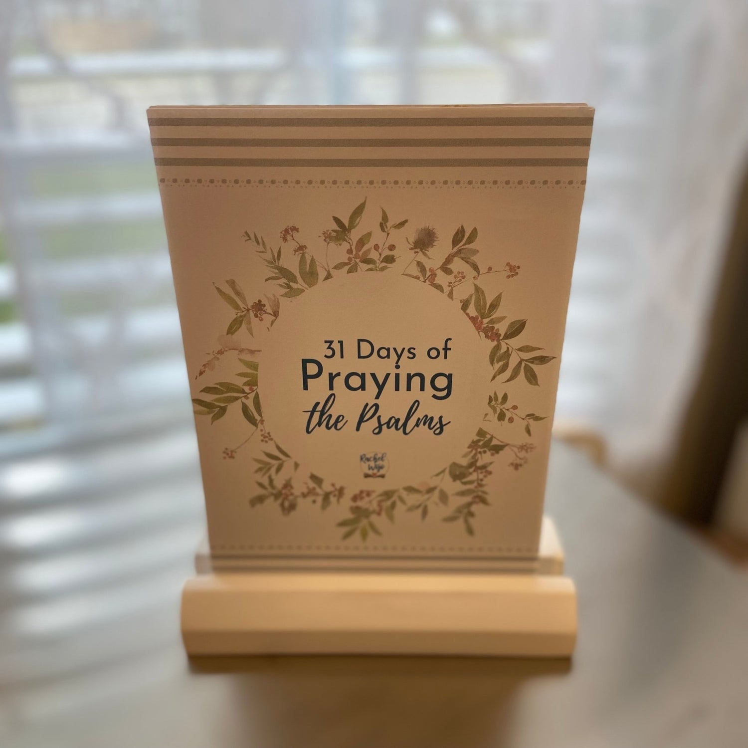 31 Days of Praying the Psalms Prayer Cards with Display Stand - Rachel Wojo Shop
